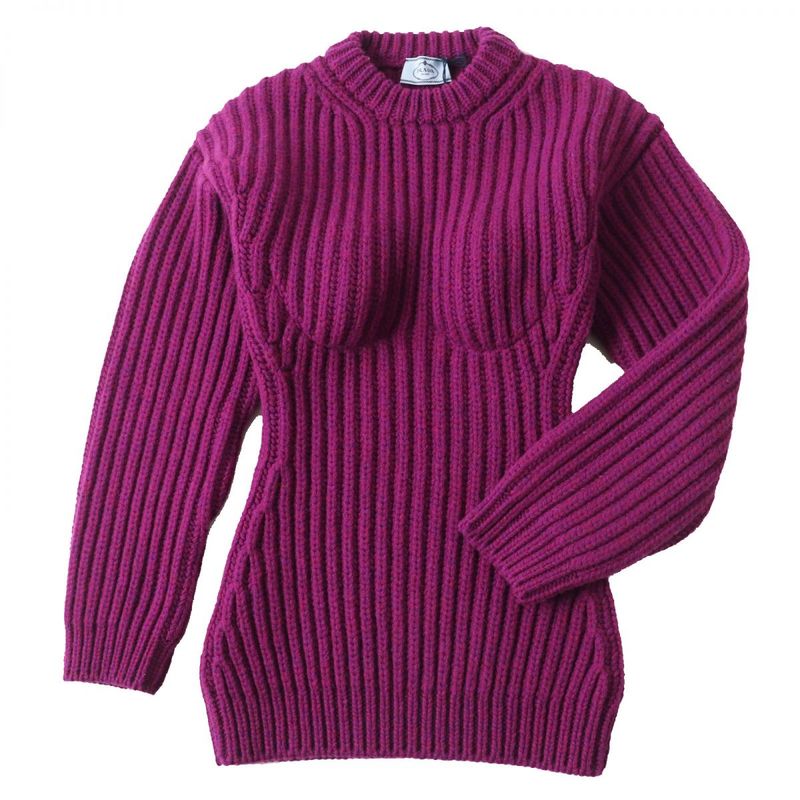 Prada 22SS P24q1l Women's Shetland Wool Crew Neck