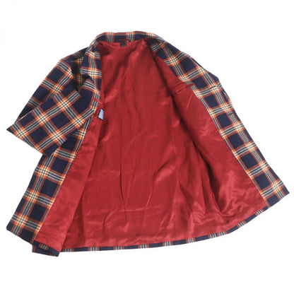 2020 Gucci 612227 Checkered Logo Gold Buttons 100% Cashmere Single Unisex