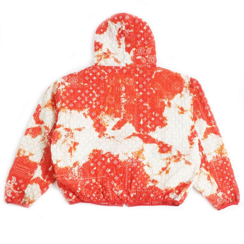 22AW Louis Vuitton Monogram Bandana Tie Dye Pattern Hooded Blouson Jacket/hoodie