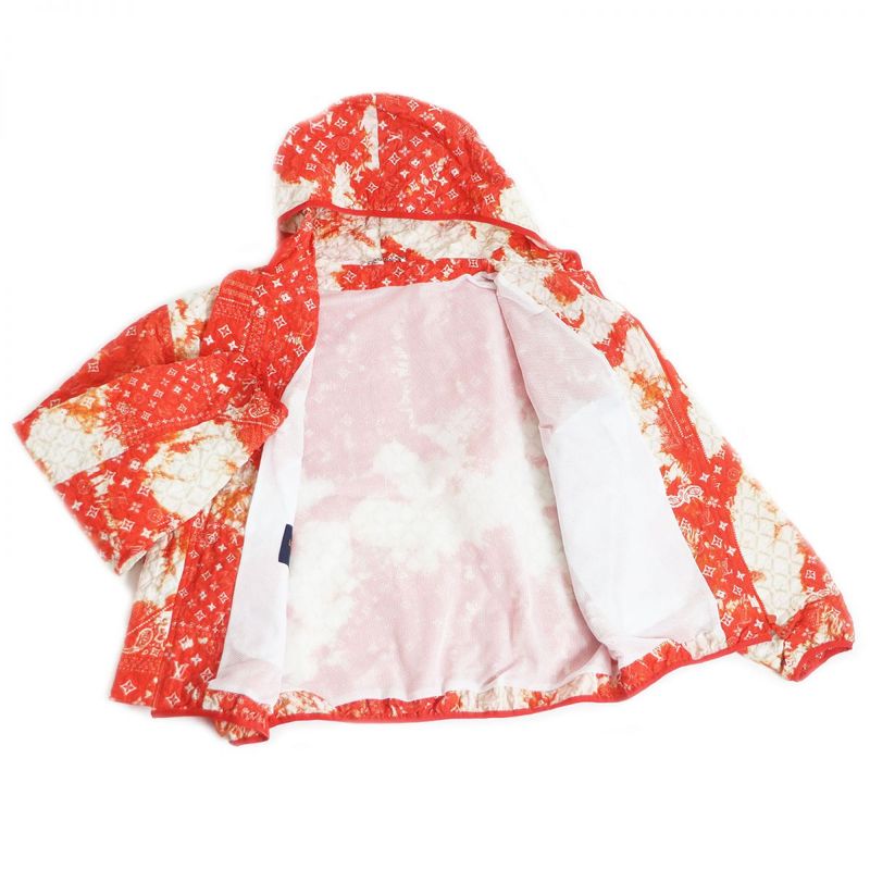 22AW Louis Vuitton Monogram Bandana Tie Dye Pattern Hooded Blouson Jacket/hoodie