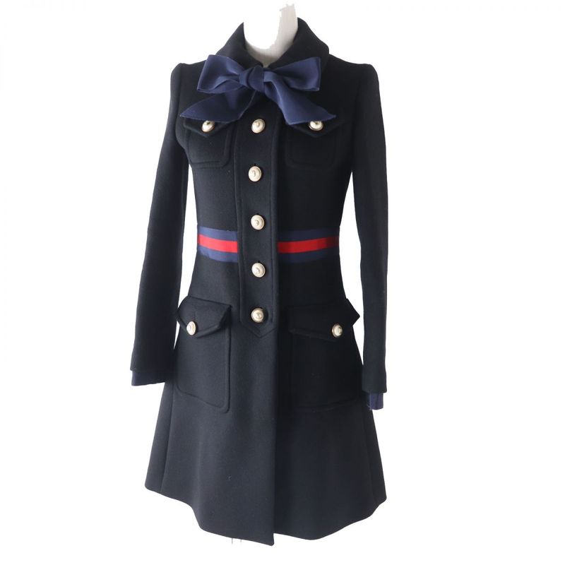 Hermes Gucci 448610 Women's Grosgrain Web Neck Interlocking G