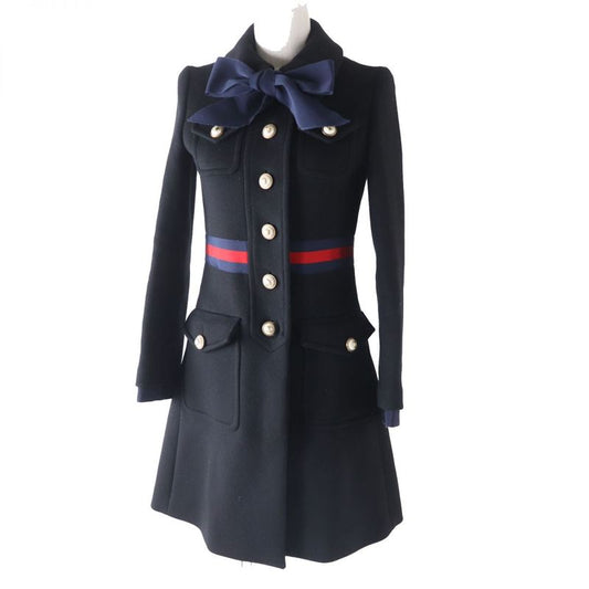 Hermes Gucci 448610 Women's Grosgrain Web Neck Interlocking G