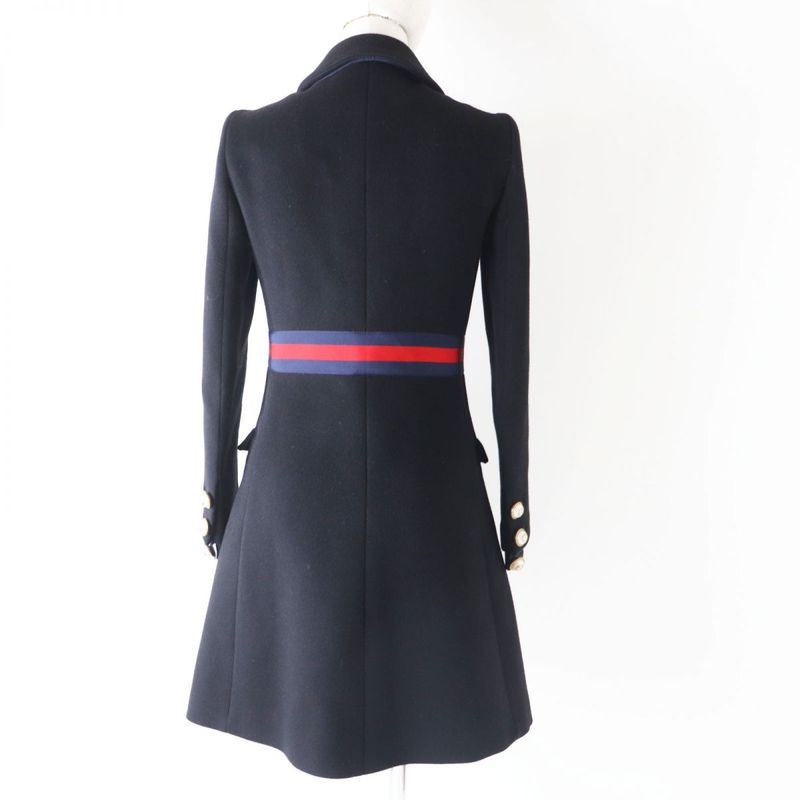 Hermes Gucci 448610 Women's Grosgrain Web Neck Interlocking G