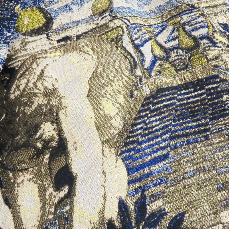 20SS Louis Vuitton Pre-collection Tapestry DNA Trench Coat/gown Coat With Belt