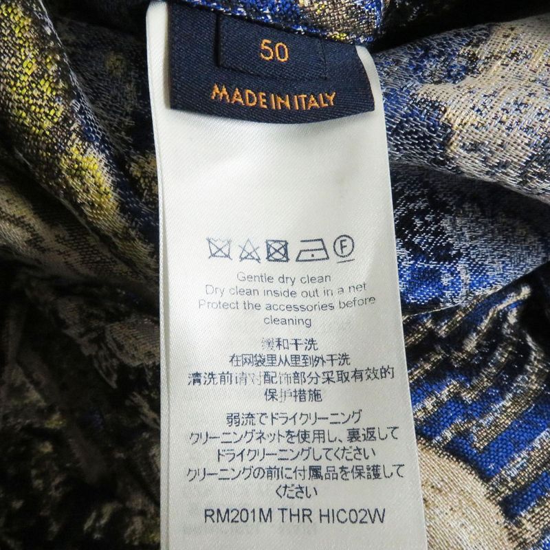 20SS Louis Vuitton Pre-collection Tapestry DNA Trench Coat/gown Coat With Belt