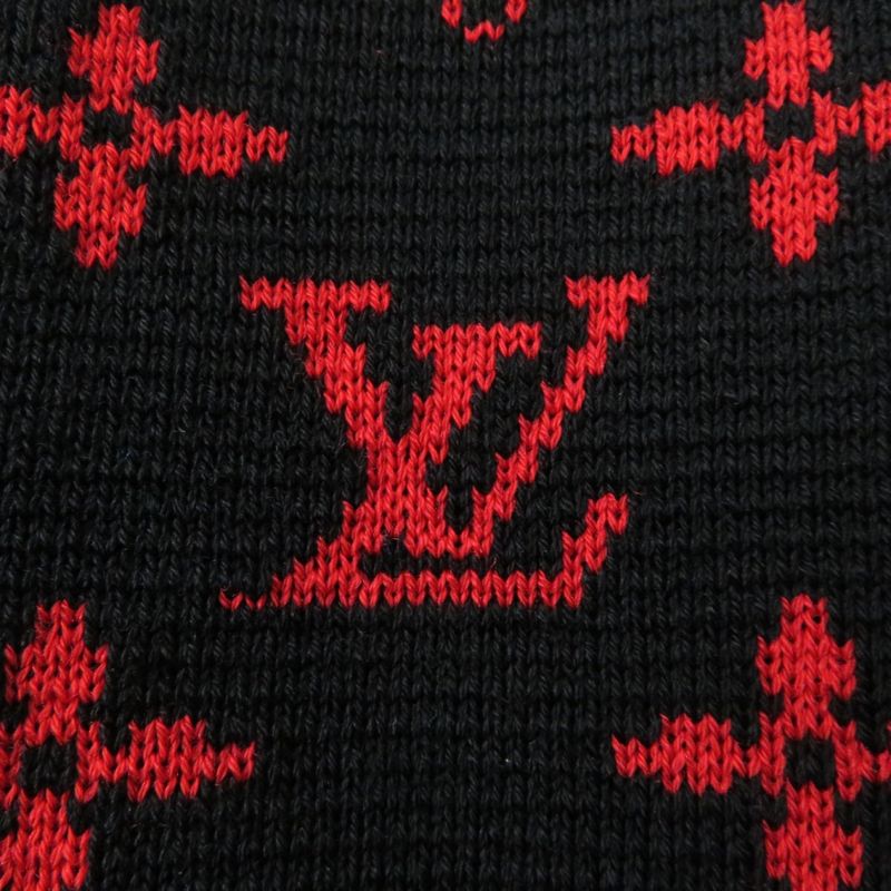 Hermes Italian Louis Vuitton 20AW Sleeveless Mini Dress In Monogram Wool