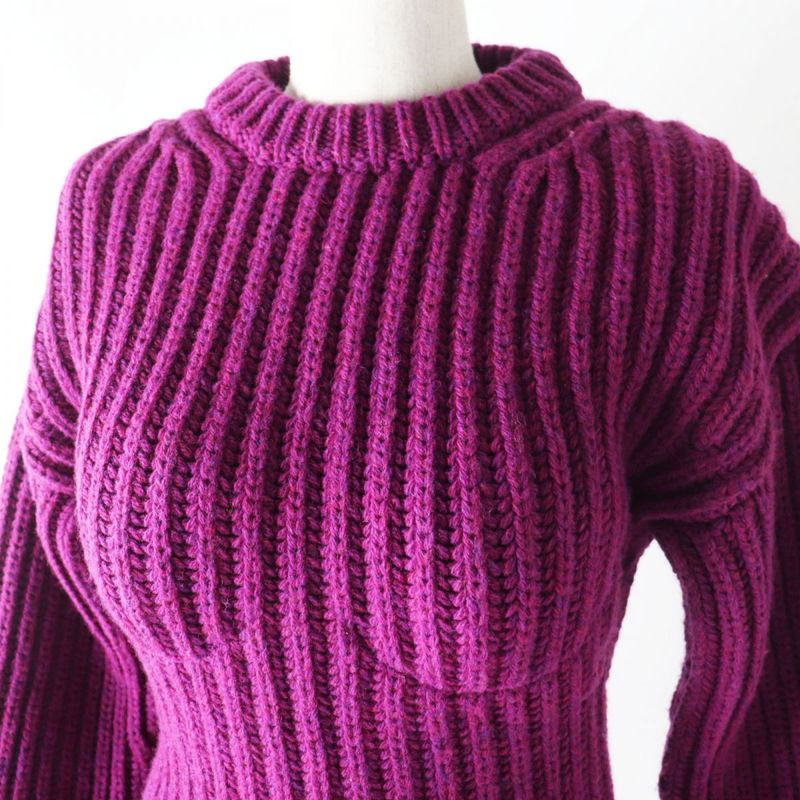 Prada 22SS P24q1l Women's Shetland Wool Crew Neck