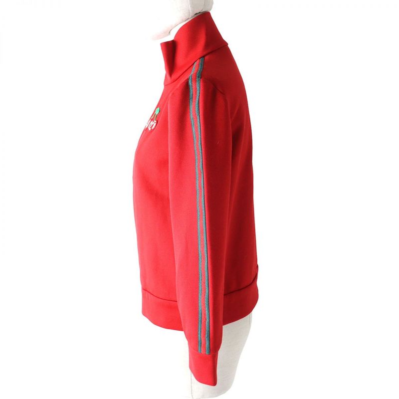 Gucci 625025 Cherry Pique Track Jacket/zip Jacket Women's Red And
