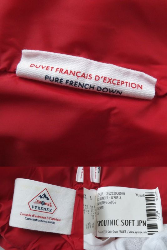 Pyrenex Spoutnic SOFT Spout Nick Zip Up Down Jacket With Hood And Logo