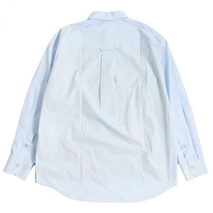 Gucci 751451 Cles Long-sleeved Cotton Poplin Shirt With Striped And Ecstrean