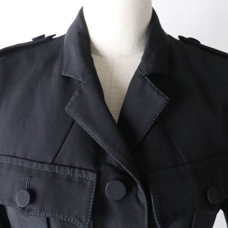 2020 Gucci 619324 Bjeweled Lined GG Pattern Long Length Belted Coat