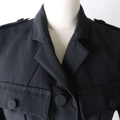 2020 Gucci 619324 Bjeweled Lined GG Pattern Long Length Belted Coat