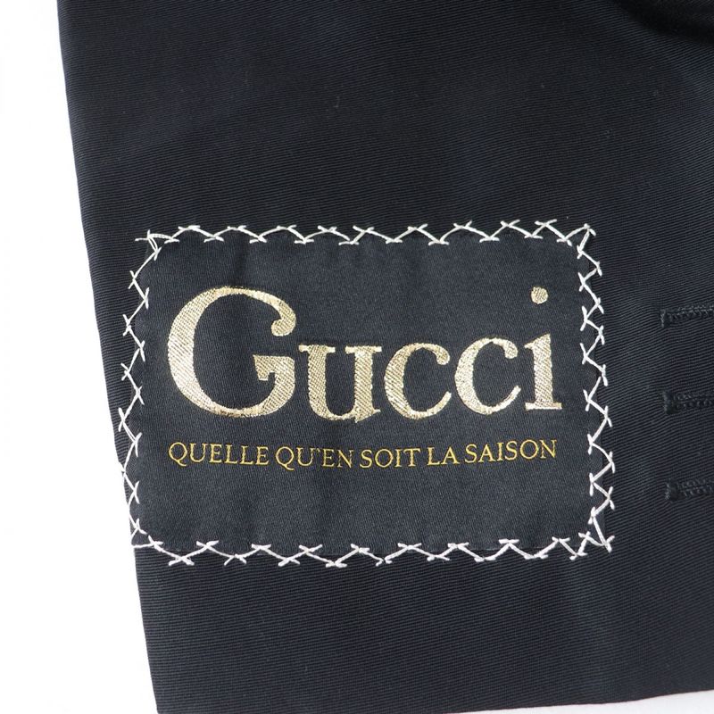 2020 Gucci 619324 Bjeweled Lined GG Pattern Long Length Belted Coat