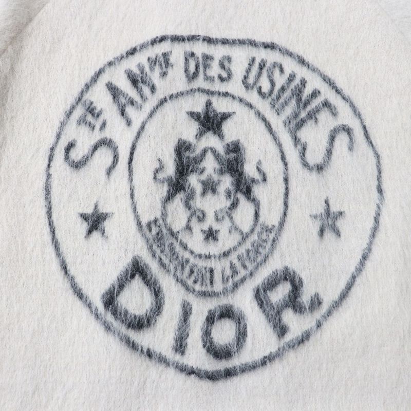 22 Christian DIOR 244s41am410 Mohair And Cashmere Short Sleeve Knit