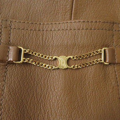 Regular Celine 2g117097h Mock Neck Grained Leather Combinaison With Triomphe