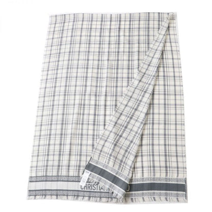 Hermes Italian DIOR Om Men's Cashmere And Silk Stole/shawl/muffler White