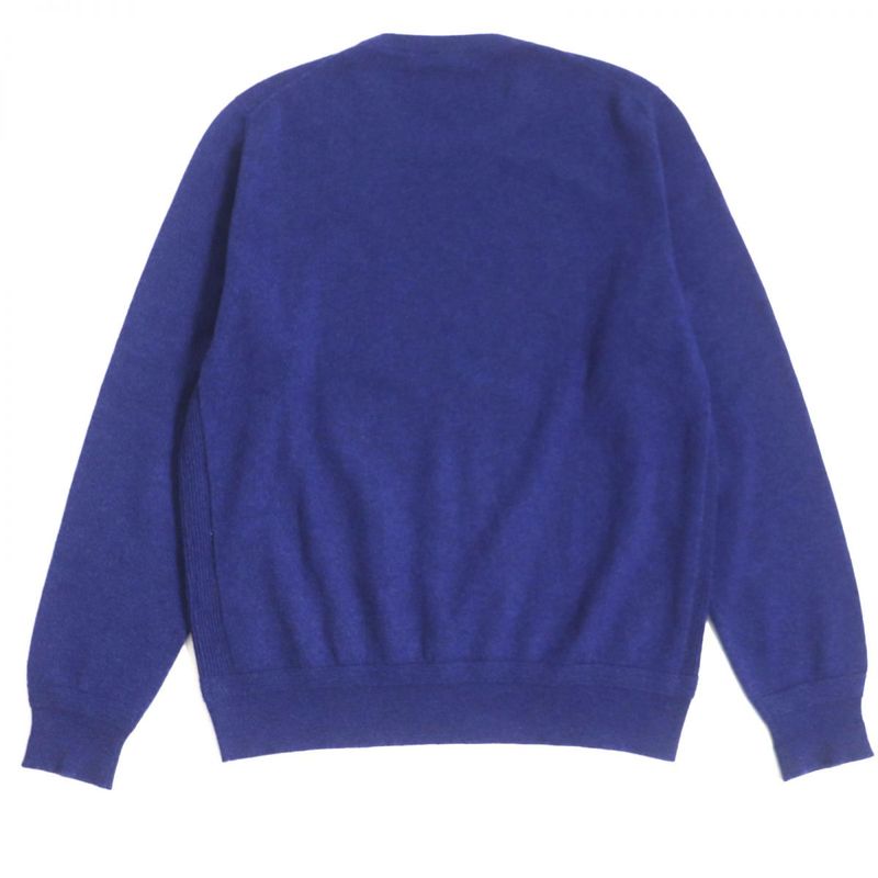  Louis Vuitton LV Circle Logo Embroidery Crew Neck Wool Blend Cashmere Knit