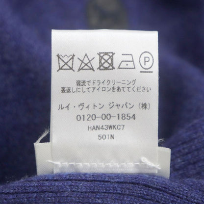  Louis Vuitton LV Circle Logo Embroidery Crew Neck Wool Blend Cashmere Knit