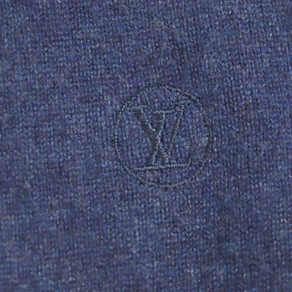  Louis Vuitton LV Circle Logo Embroidery Crew Neck Wool Blend Cashmere Knit