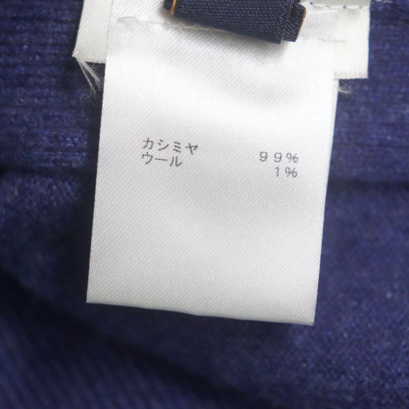  Louis Vuitton LV Circle Logo Embroidery Crew Neck Wool Blend Cashmere Knit