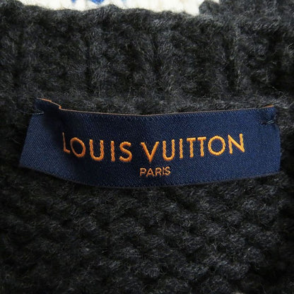 21AW Louis Vuitton LV Plain Chunky Crew Neck Long Sleeve Knit / Sweater Dark