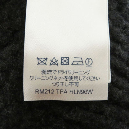 21AW Louis Vuitton LV Plain Chunky Crew Neck Long Sleeve Knit / Sweater Dark