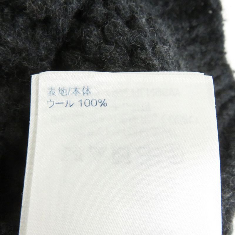 21AW Louis Vuitton LV Plain Chunky Crew Neck Long Sleeve Knit / Sweater Dark