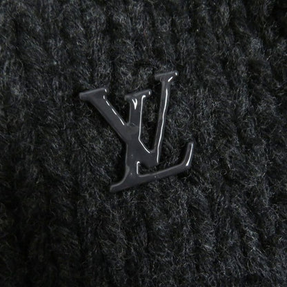 21AW Louis Vuitton LV Plain Chunky Crew Neck Long Sleeve Knit / Sweater Dark