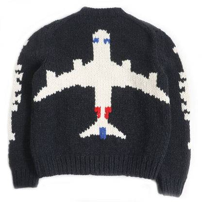 21AW Louis Vuitton LV Plain Chunky Crew Neck Long Sleeve Knit / Sweater Dark