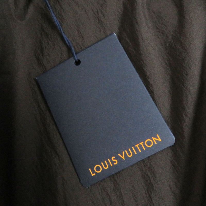 21aw Louis Vuitton×nba Louis Vuitton Padded Hooded Letter Nylon Blouson/padded