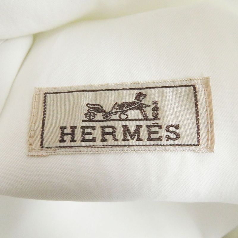 23SS Hermes Icones AU Carre Horse Embroidery Logo Patch Long Sleeve Shirt/cabass