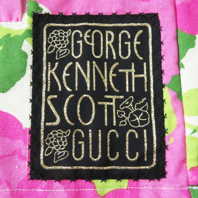 Hermes 21SS Gucci Kenscott 650618 Women's Half Zip Rose Print Hoodie/anorak