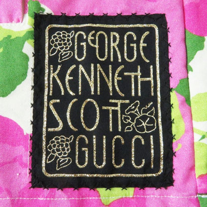 Hermes 21SS Gucci Kenscott 650618 Women's Half Zip Rose Print Hoodie/anorak