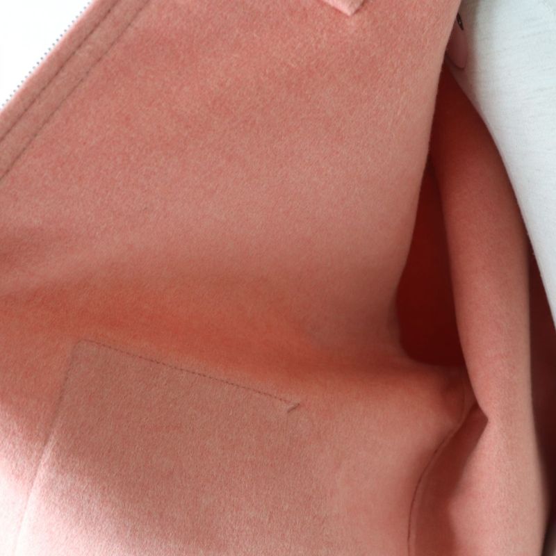 Reference Price 900000yen Hermes 2022 100% Baby Cashmere Shawl Collar Jacket