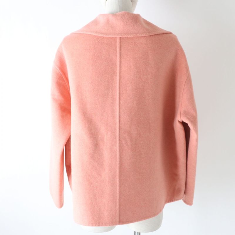 Reference Price 900000yen Hermes 2022 100% Baby Cashmere Shawl Collar Jacket