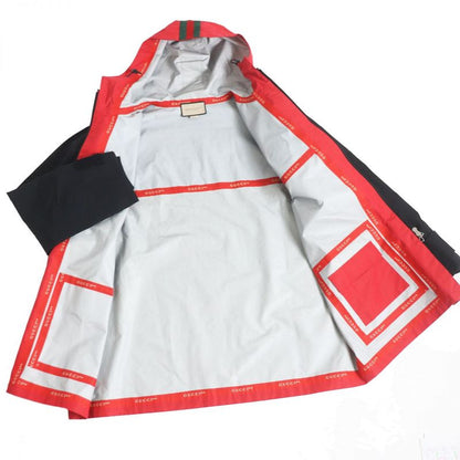 22SS Gucci 100th Anniversary 676494 Webline Back Logo Print Oversized Mountain