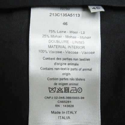 2022 DIOR/DIOR Homme 213c135a5113 Wool And Mohair Single Slacks/trousers Navy