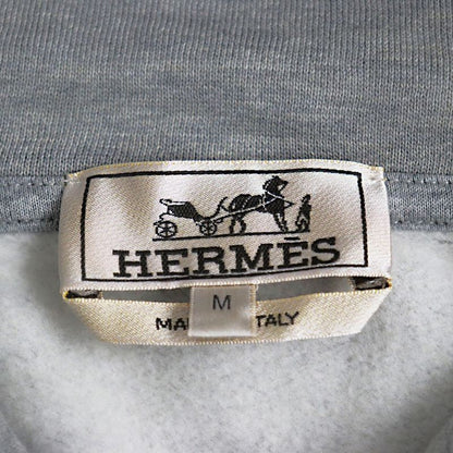 23SS Price ¥225500 Hermes Cheveau En Symmetry Lamb Leather Patch Hoodie/hoodie