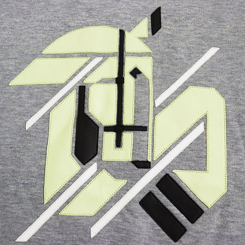 23SS Price ¥225500 Hermes Cheveau En Symmetry Lamb Leather Patch Hoodie/hoodie