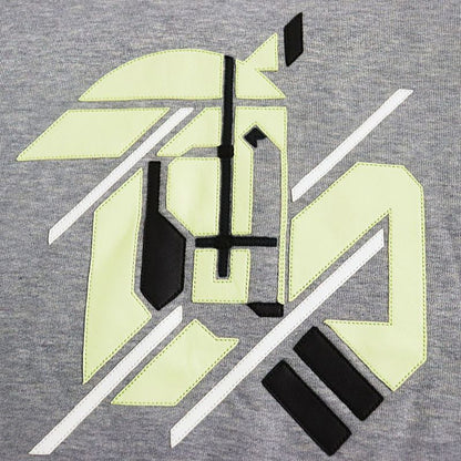 23SS Price ¥225500 Hermes Cheveau En Symmetry Lamb Leather Patch Hoodie/hoodie