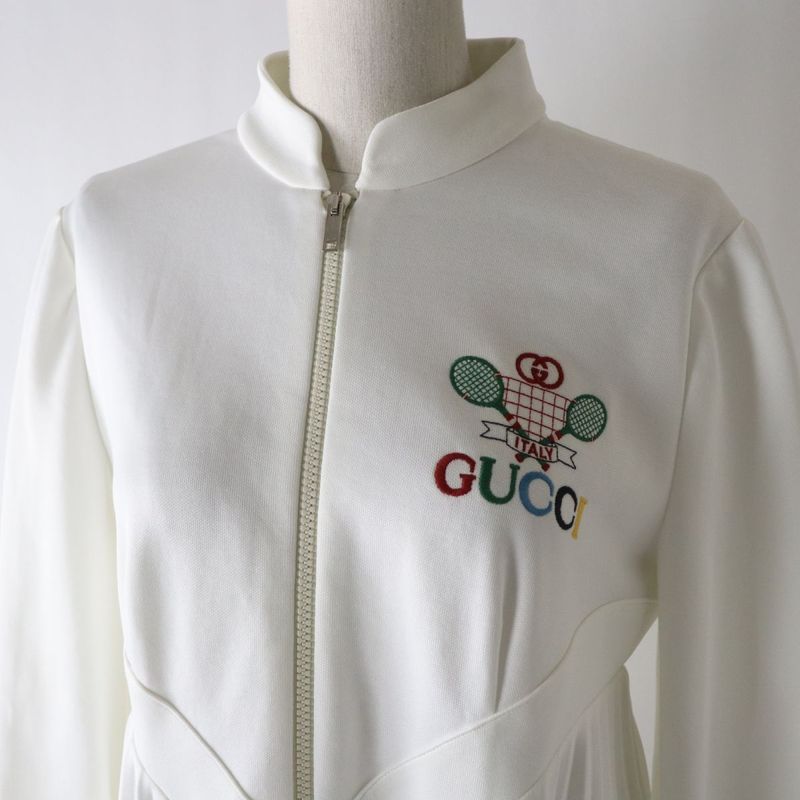 Hermes Gucci 19SS 573990 Women's Tennis Logo Embroidery