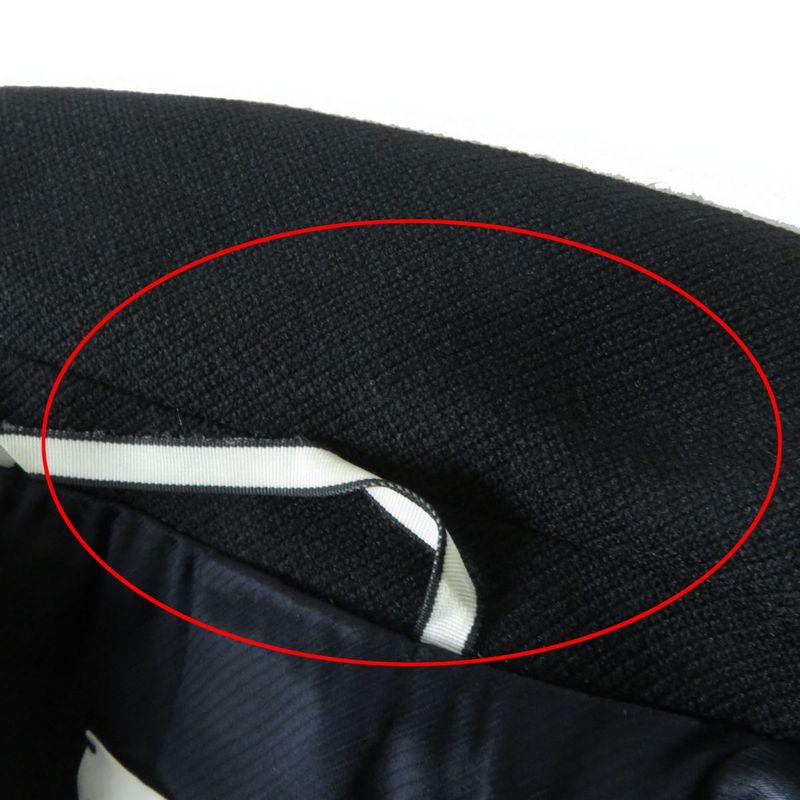 Hermes 22AW Hermes Women's 2h0201pp Nylon And Wool Jacket