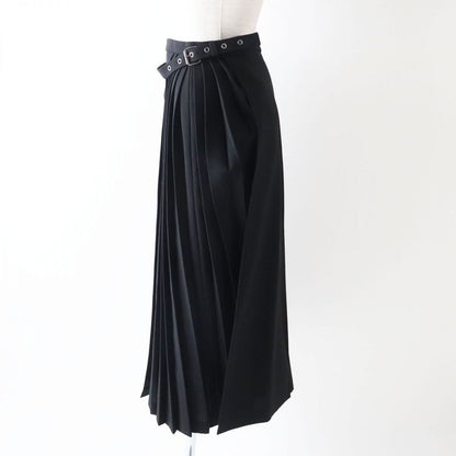 Hermes Christian DIOR 241j13a1030 Women's Midi Pleated Skirt