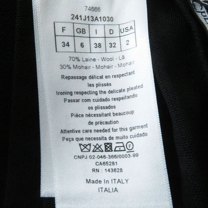 Hermes Christian DIOR 241j13a1030 Women's Midi Pleated Skirt