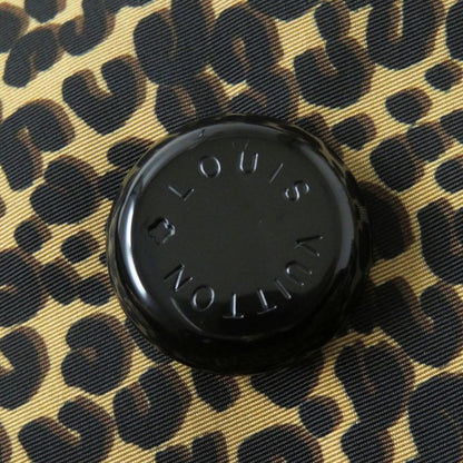 Hermes Louis Vuitton Women's Nylon Trench Coat Leopard Print