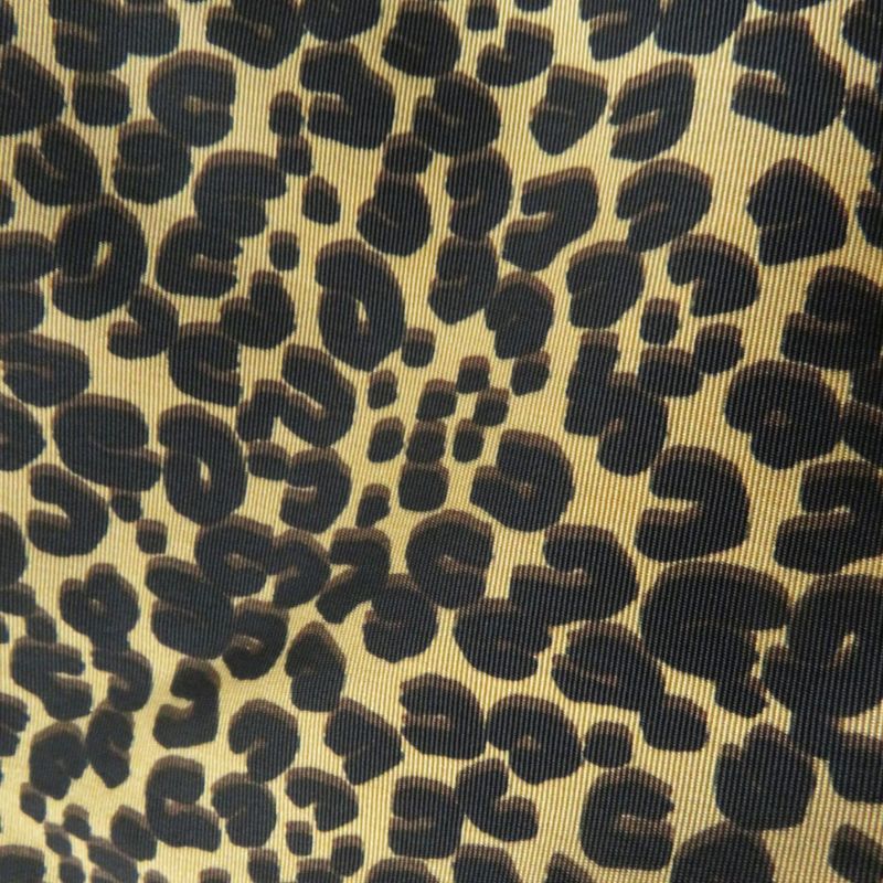 Hermes Louis Vuitton Women's Nylon Trench Coat Leopard Print