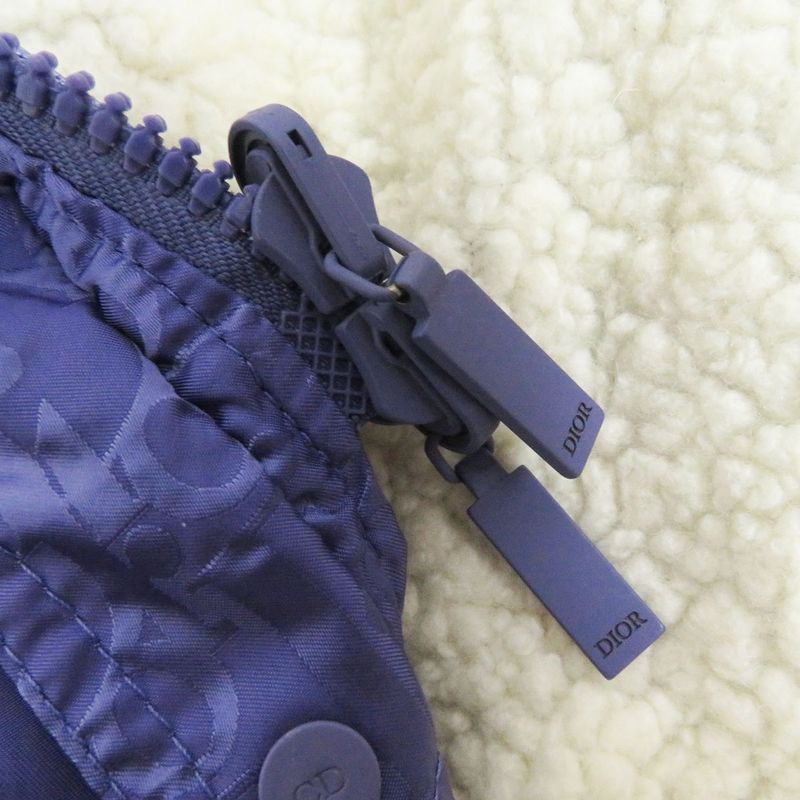 21SS DIOR/ DIOR Homme 113j405a0678 Oblique Saddle Pocket Reversible Fleece