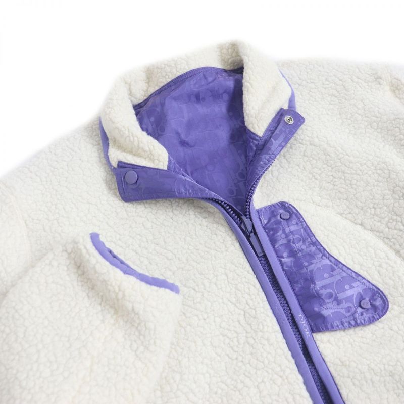 21SS DIOR/ DIOR Homme 113j405a0678 Oblique Saddle Pocket Reversible Fleece