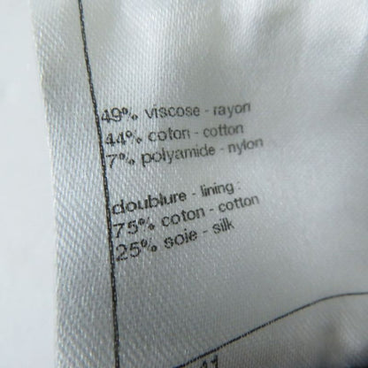 Hermes French CHANEL P47491 Women's Tweed Tight Skirt With Coco Mark Plate