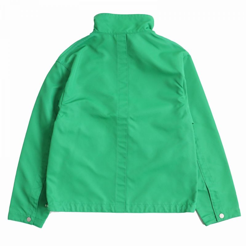 Hermes 2022 Half-zip Pullover Shirt With Serie Buttons Green 46 Men's Made In
